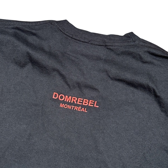 DomRebel Dom Rebel Distressed Raw Hem Bubbles Monkey Bad T Shirt Mens XS/S - Picture 4 of 7